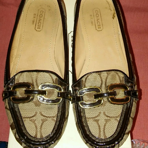 Coach Shoes - Brown Coach Loafers
